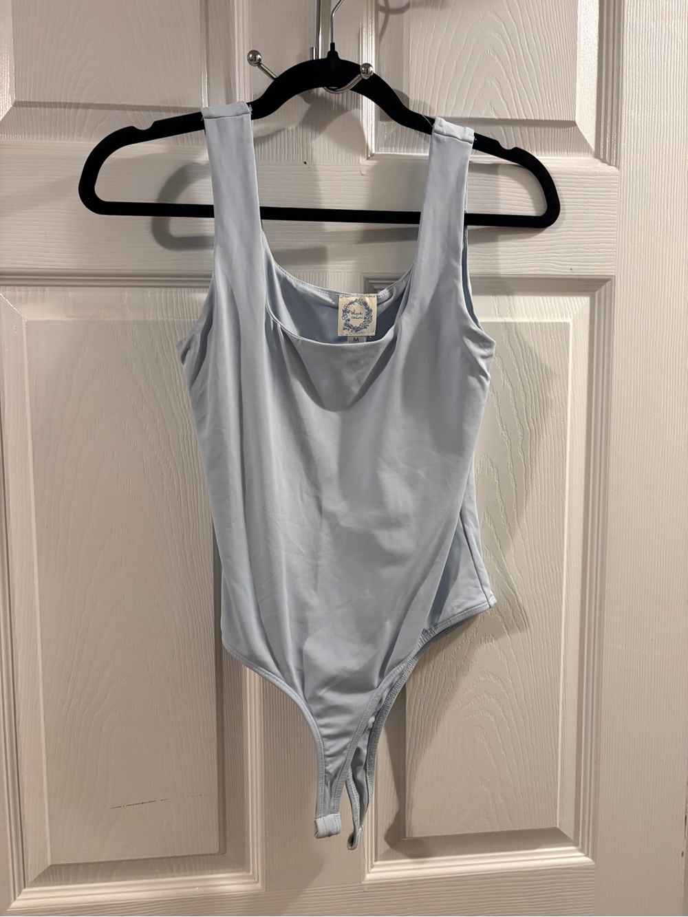 Blue Rain Light Blue One-Piece Bodysuit